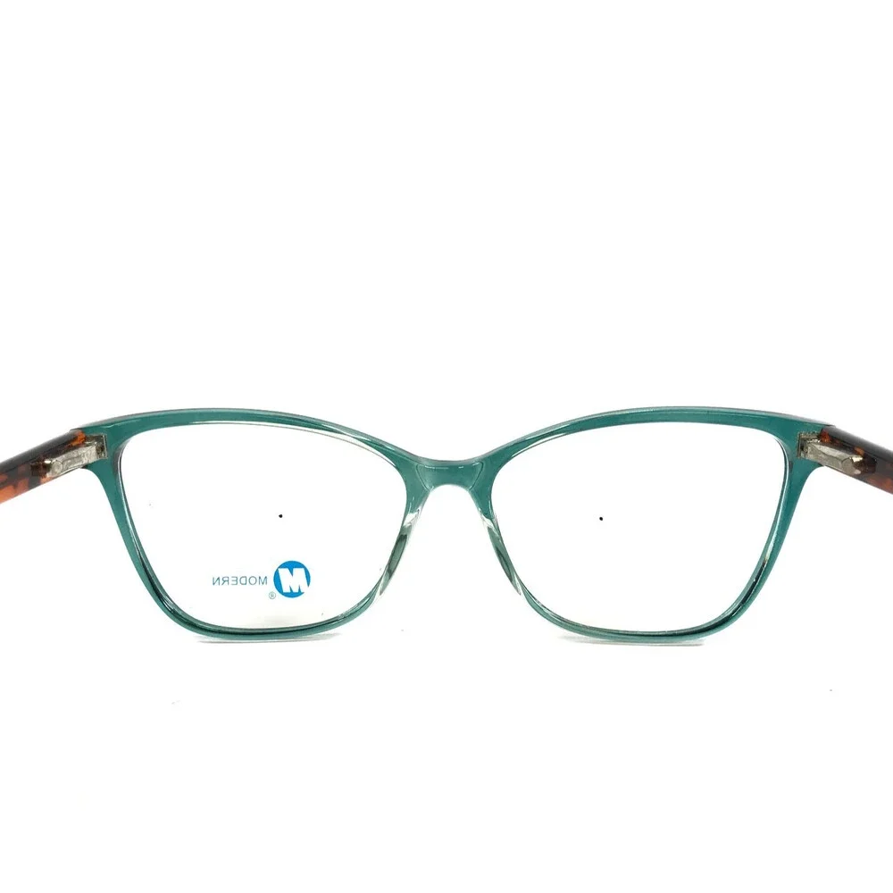 Modern Eyeglasses Frames EFFORT CRYSTAL TORTOISE Cat Eye Full Rim 55-16-140